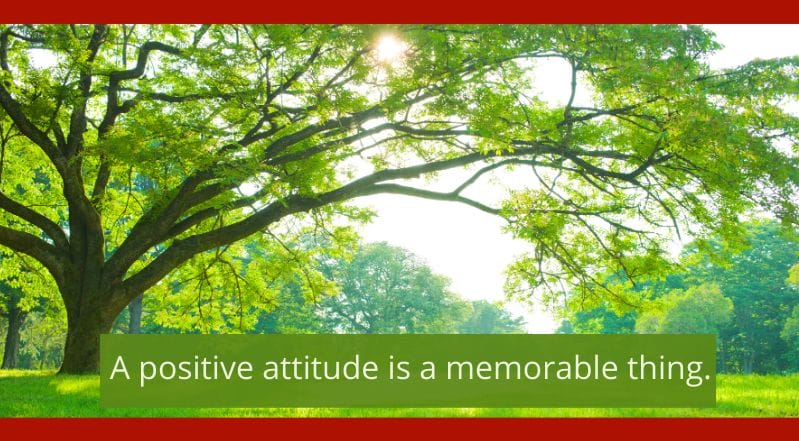 Image for Ray Taught Us that a Positive Attitude is a Memorable Thing